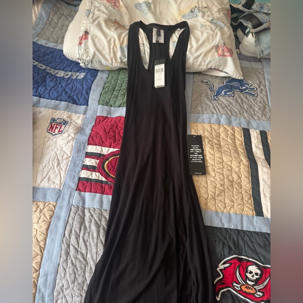 BCBG Black Sleeveless Maxi Dress